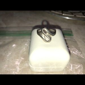 Solid Sterling Silver ring sz 10,